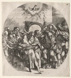 El descenso del Espíritu Santo, 1518