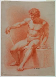 Dibujo, Dibujo, Desnudo, ca. 1740