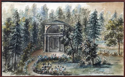 Pabellón en memoria de Frederica, hermana de la emperatriz Maria Feodorovna, en Pavlovsk