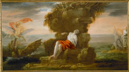 Andrómeda y Perseo (madera de álamo)