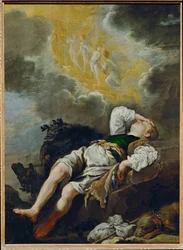 El sueño de Jacob (madera de álamo)