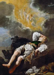 El sueño de Jacob por Domenico Fetti, ca. 1619