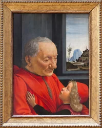 Un anciano y un niño, c.1490