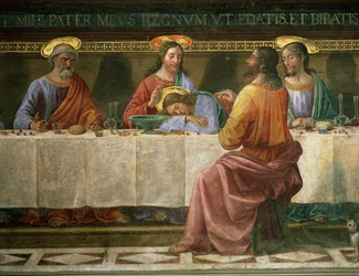 (detalle) de La última cena