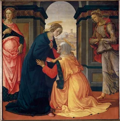 La visita entre Marie-Jacobie y Marie-Salomé ...