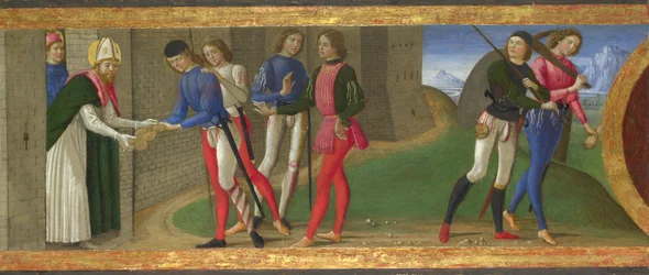 Leyenda de los santos Justo y Clemente de Volterra, ca 1479