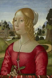 Retrato de una dama, c.1490