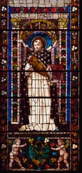 Representación de Santo Tomás de Aquino (Vidriera)