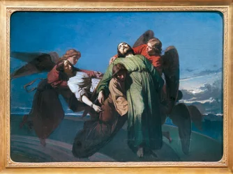 Mártires Cristianos llevados por los Ángeles al Cielo