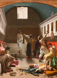 Los baños de Pompeya, 1861