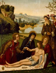 Lamentación sobre Cristo muerto, de Domenico Panetti (ca. 1460- pre-1513)