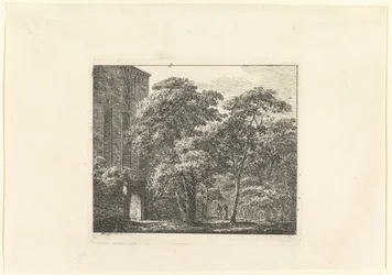 Arquitectura gótica en un paisaje, ca. 1807