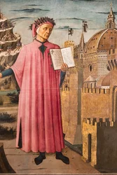Detalle de la Divina Comedia de Dante Alighieri