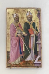 Santos Nicolás y Justo, parte del retablo