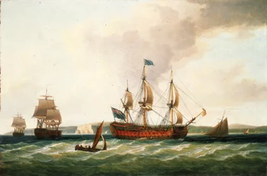 El "Saint George", buque de primera clase de 100 cañones, construido en 1756 en los astilleros de Woolwich (Inglaterra), fue el buque de mando de la flota durante la batalla naval de la Bahía de Quiberon, o Batalla de los Cardenales, en 1759.