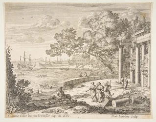 Paisaje con Mercurio, 1668