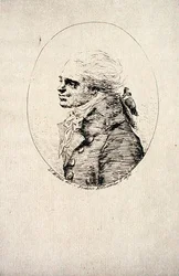 Jean-Louis Duport (1749-1819) grabado por Frédéric-Désiré Hillemacher (1811-86) 1876 (aguafuerte)