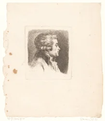 Retrato de la imprenta francesa N.C. Auburgo