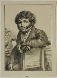 Retrato de Brunet, impresor