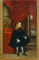 Carlos II de joven, más tarde Rey de España