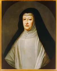 Mariana de Austria, hija de Fernando III, esposa de Felipe IV, su tío ...