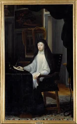 Retrato de la Reina Mariana de Austria en viudez