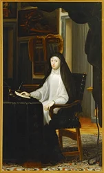 Reina María Ana de Austria ... (pintura sobre lienzo)