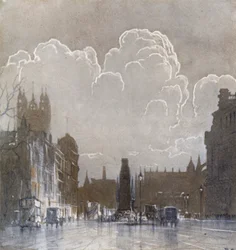 El Cenotafio (litografía en color)