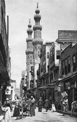 Mezquita del Sultán al-Muayyad, El Cairo, Egipto, c1922