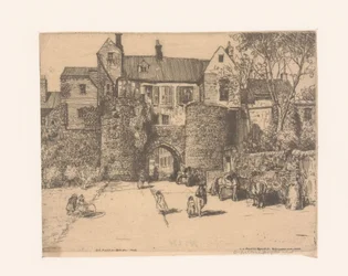 Desde Porte Gayole en Boulogne-sur-Mer La puerta Gayole, Boulogne-sur-Mer (título sobre el objeto)