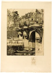 Le Pont Neuf, París (con remarque)