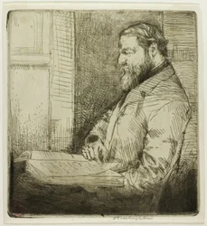 Retrato de estudiante francés