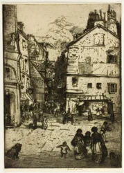 Rue Mouffetard, París