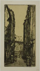 Rue des Halles, Vannes, Bretaña
