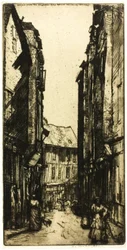 Ruelle des Halles, Vannes, Bretaña