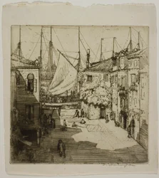 Astillero de velas, Venecia