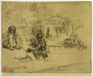 Los bañistas