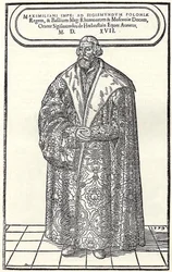 Retrato del Barón Sigmund von Herberstein, Embajador en Polonia y Rusia, 1559