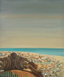Sillón en la playa