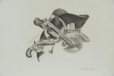 Colt Revolver "House", 1977 (grabado)