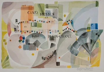 Cinco misas 1701, 2007 (acuarela sobre papel)