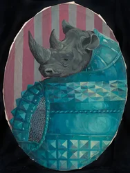 El rinoceronte, inspirado en Durero