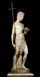 San Juan Bautista Escultura de mármol de Donatello (Donato di Niccolò Bardi)