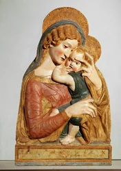Virgen y niño Jesús ...