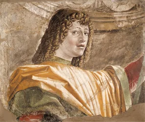 Hombre con alabarda, 1490-1492
