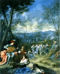 Danza de las ninfas, c.1725