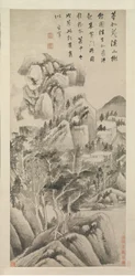 Moradas sombreadas entre arroyos y montañas, ca. 1622-25.