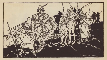 Los Reyes Magos de Gotham, cuento popular inglés (litografía)