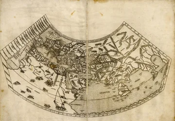 Mapamundi ptolemaico de la Geographia