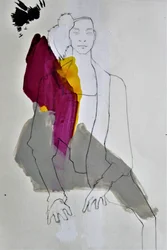Figura de moda abstracta
